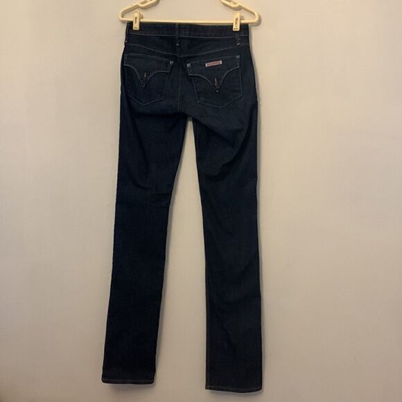 Hudson Carly straight denim jeans. Size 26 Inseam 34” EUC - Picture 2 of 10